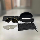 Очки защитные баллистические Revision Sawfly Max Tan 499, очки тактические сертифицированные - изображение 1