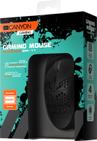 Mysz Canyon Puncher GM-11 USB Przewodowa, czarna (CND-SGM11B) - obraz 5