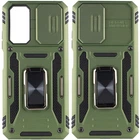 Чехол противоударный Epik Defender Cam Ring Case для Xiaomi Redmi 10 Оливковый / Army Green