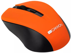 Mysz komputerowa Canyon MW-1 Wireless Orange (CNE-CMSW1O) - obraz 2