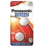 Батарейки Panasonic литиевые CR2032 блистер, 2 шт
