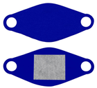 Maska ochronna Elmak z wymiennymi filtrami Niebieska (MED-M02) - obraz 2