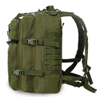 Рюкзак тактичний assault 45 L зелений з вологостійким чохлом - зображення 7