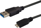 Kabel Savio CL-102 USB A 3.0 (M) - Micro-USB B 3.0 (męski) 1 m (SAVKABELCL-102 EOL) - obraz 1