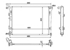 Радиатор охлаждения двигателя HYUNDAI i30 07- пр-во NRF NRF (53821)
