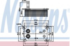 Радіатор масляний FORD MONDEO III GE 00- 2.0 TDCi вир-во Nissens Nissens (90683)