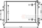 Радіатор охолодження двигуна VW TIGUAN 5N 1.4 TSI вир-во Van Wezel Van Wezel (58002326)