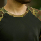 Мужская футболка Intruder Sleeve с липучками под шевроны и карманом хаки мультикам размер 3XL - изображение 4