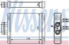 Радиатор печки AUDI SEAT SKODA VW пр-во Nissens Nissens (73654)