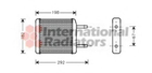 Радіатор обігрівача DAEW MATIZ 0.8 MT/AT 98- вир-во Van Wezel Van Wezel (81006024)