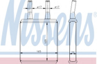 Радіатор обігрівача HYUNDAI ACCENT X3 94- вир-во Nissens Nissens (77604)