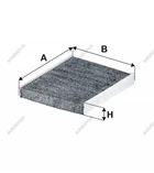 Фильтр салона WIX FILTERS 1310A=WP2159 WIX Filters (WP2159)