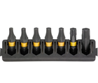 Кассета с битами DeWALT FlexTorq, L=25 мм, биты Т15, Т20 - 2 шт, Т25 - 2 шт, Т30, Т40 DT70816