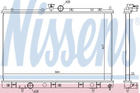 Радиатор охлаждения MITSUBISHI OUTLANDER CU2, 5W 03- пр-во Nissens Nissens (628972)