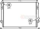 Радіатор охолодження двигуна AUDI A 3, SKODA OCTAVIA III 13- вир-во Van Wezel Van Wezel (58002336)