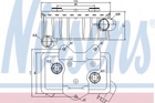 Радиатор масляный MERCEDES C-CLASS W 202 93- пр-во Nissens Nissens (90582)