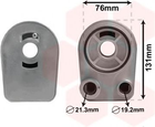 Радіатор масляний DACIA DUSTER 10- 1.5 dCi вир-во Van Wezel Van Wezel (43003607)