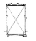 Радиатор охлаждения DAF CF 85 пр-во NRF NRF (519679)