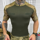 Мужская футболка CoolPass с Липучками под шевроны и Патриотическим принтом мультикам размер 2XL - изображение 2