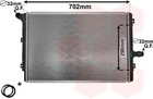 Радіатор охолодження двигуна GOLF5/TOURAN/A3 DIES 03- Van Wezel Van Wezel (58002208)