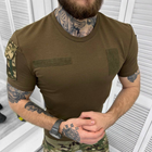 Мужская футболка Hammer приталенного кроя с липучками под шевроны олива пиксель размер XL - изображение 1