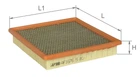 Фільтр повітряний Alpha filter Dodge Caravan 2.4-3.8 00-07/Chrysler Voyager 2.4-3.8/2.5-2.8CRD 01-08/4.0 07- з сіткою (AF1676s)