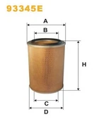 Фильтр воздушный Kraz-Maz Wix Filters (93345E) WIX Filters (93345E)
