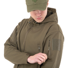 Куртка тактическая флисовая SP-Sport TY-7491 Цвет: Оливковый размер: 3XL (54-56) - изображение 6