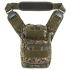 Рюкзак сумка тактична штурмова SILVER KNIGHT TY-803 розмір 25х23х10см 6л Колір: Камуфляж Marpat - зображення 4