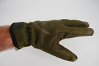 Перчатки тактические с пальцами Mechanix wear 9025_XXL_Olive - изображение 8