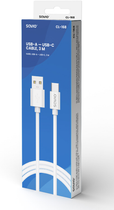 Kabel Savio CL-168 USB-A - USB Type-C 2 A 3 m Biały (SAVKABELCL-168) - obraz 3