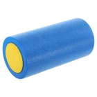 Массажный ролик роллер гладкий Zelart Foam Roller Fit 9327-30 длина 30см Blue-Yellow
