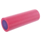 Масажний ролик ролер гладкий Zelart Foam Roller 9327-45 довжина 45см Pink-Purple