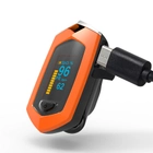 Пульсоксиметр на палец аккумуляторный оксиметр Yonker oSport Orange OLED-дисплей пульсометр для измерения пульса - зображення 2