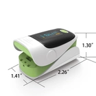 Пульсоксиметр на палец для измерения кислорода в крови OLV-80A-302A - Зеленый оксиметр Pulse Oximeter пульсометр - зображення 4
