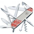 Складной нож Victorinox HUNTSMAN UKRAINE Вышиванка 1.3713.7_T0051r - изображение 1
