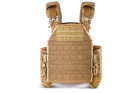 Плитоноска / тактичний жилет Plate Carrier U-WIN PRO зі швидким скиданням 260х330 з камербандами L під балістичні пакети Cordura 500 Койот - изображение 2