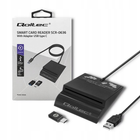Сканер Qoltec для смарт-ID карт USB 2.0/Type-C - зображення 3