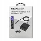 Сканер Qoltec для смарт-ID карт USB 2.0/Type-C - зображення 4
