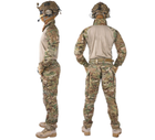Комплект тактический демисезонный IdoGear G3 штаны ACP + рубашка UBACS + наколенники + налокотники размер L Мультикам - изображение 5