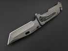 Нож Складной Тактический Стальной Титновый со Стропорезом Танто - изображение 3