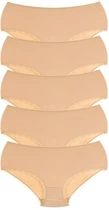 Трусики-слип Donella 2595W L 5 шт Бежевые (8697840563264)
