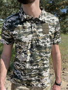 Військова тактична футболка з коротким рукавом Поло 50 Піксель - зображення 1