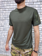 Летняя военная тактическая футболка 50 Хаки - изображение 4