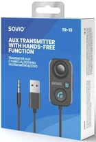 AUX-трансмітер Savio TR-13 з Bluetooth і функцією гучного зв'язку (5901986046356) - зображення 7