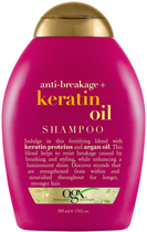 Szampon przeciw łamliwości włosów z olejkiem keratynowym Ogx Keratin Oil Anti-Breakage Hair Shampoo 385 ml (22796977519) - obraz 1