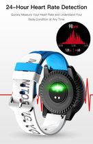 Smartwatch Kumi M1 niebieski (KU-M1/BE) - obraz 6