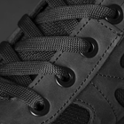 Кросівки тактичні шкіряні зносостійкі для охоронних структур для силових структур 44 Чорний TR_205944 - зображення 6