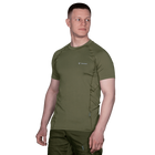 Футболка тактична чоловіча літня повсякденна футболка для силових структур XXL Олива TR_7099 (XXL) - зображення 3