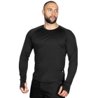 Лонгслив тактичечкий мужская футболка с длинным рукавом для силовых структур L Черный TR_1160L - изображение 3